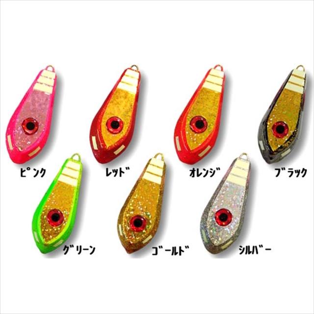 釣れ太郎本舗 集魚オモリ ヒラメにどどん！ 80号 オレンジ