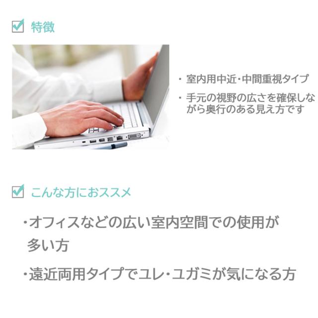 室内用中近・中間重視タイプ/内面累進/2枚1組 SEIKO セイコー サーパス