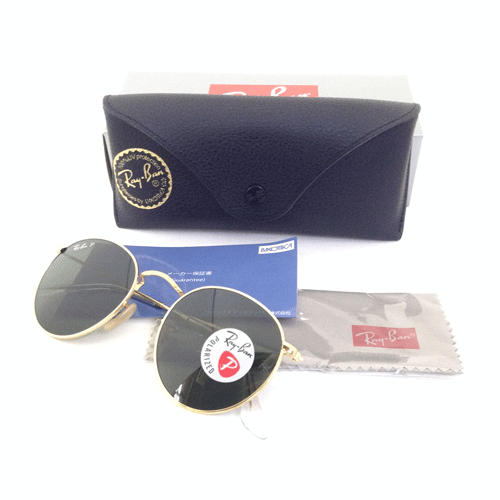 Ray-Ban(レイバン) 偏光サングラス RB3447 col.001/58 50ｍｍ ROUND