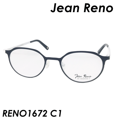 Jean Reno(ジャン・レノ) メガネ RENO1672 col.C1（ブラック） 49ｍｍ