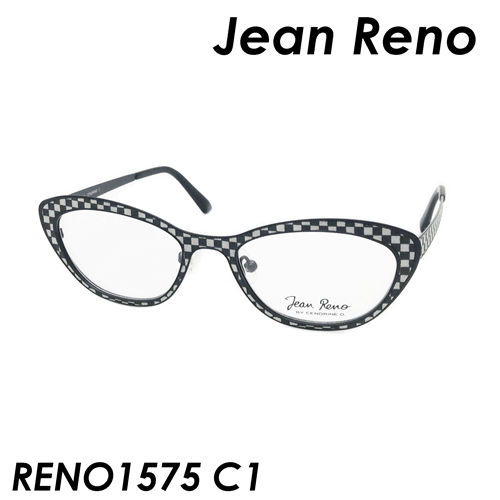 Jean Reno(ジャン・レノ) メガネ RENO1575 col.C1（ブロックチェック