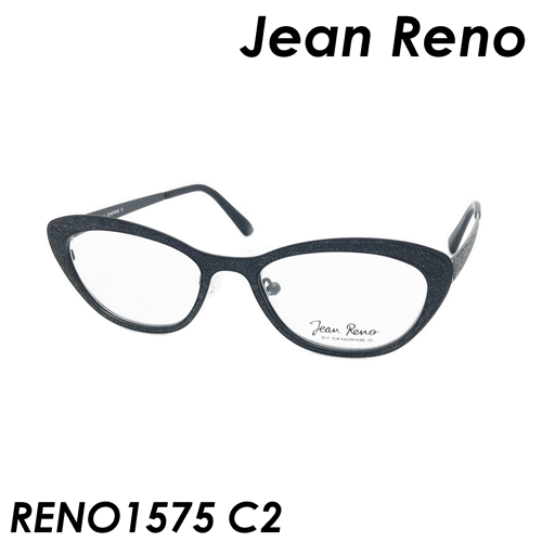 Jean Reno(ジャン・レノ) メガネ RENO1575 col.C2（ブラック） 47ｍｍ