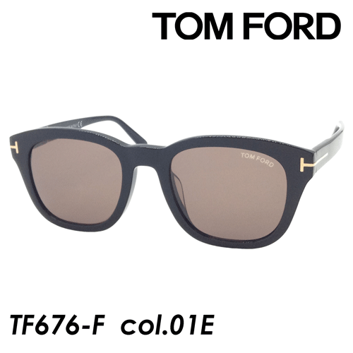 TOM FORD(トムフォード) サングラス Eugenio TF676-F col.01E [ブラック・ゴールド/ブラウン] 53mm  UVカット｜au PAY マーケット