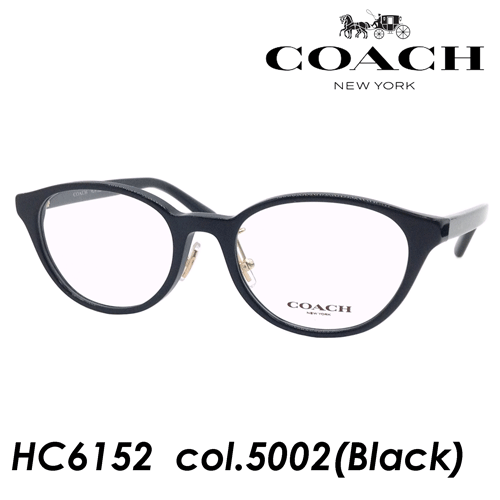 COACH(コーチ) メガネ HC6152D col.5002(Black) 49mm 保証書付き ...