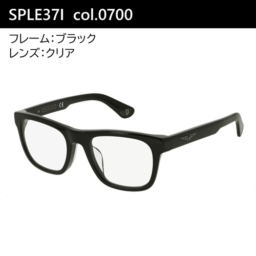 POLICE × EXIT サングラス SPLE37I col.700Y/700K/0700 52mm UVカット ポリス イグジット_7
