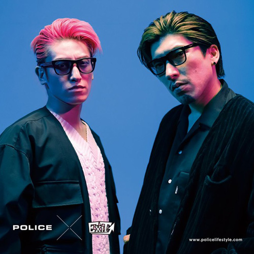 POLICE × EXIT サングラス SPLE37I col.700Y/700K/0700 52mm UVカット ポリス イグジット_9