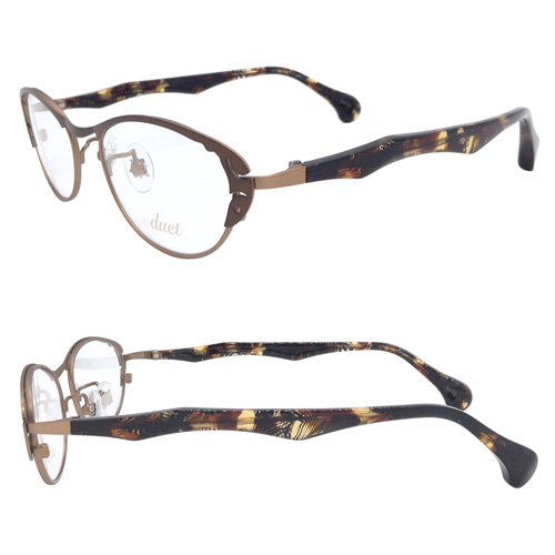 duet デュエット メガネ Gemini col.2101/9610 50mm less than human レスザンヒューマン