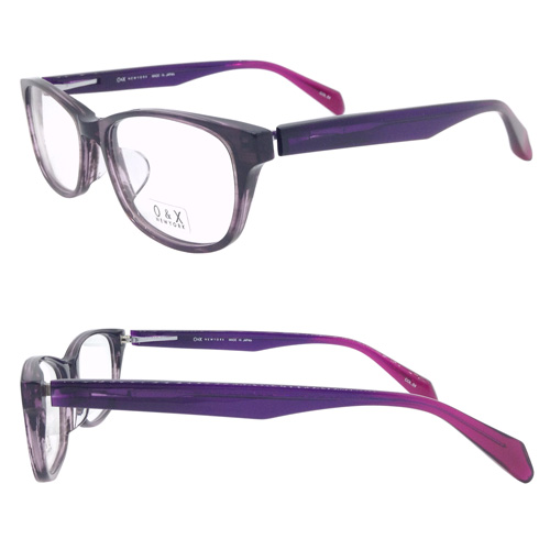 O&X NEW YORK オーアンドエックス メガネ OP-J58 col.01/04/05/06 54mm 日本製 鯖江 ウェリントン 4color