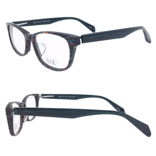 O&X NEW YORK オーアンドエックス メガネ OP-J58 col.01/04/05/06 54mm 日本製 鯖江 ウェリントン 4color