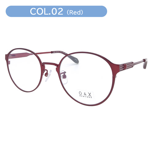 O&X NEW YORK オーアンドエックス メガネ OT-8068J col.01/02 51mm 日本製 鯖江 チタン TITANIUM ボストン 2color