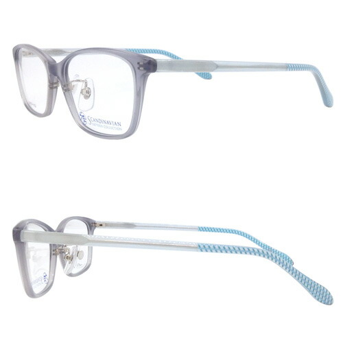 Scandinavian Pattern Collection スカンジナビアン SPCF-102 col.1/2 52mm 北欧 1.60〜1.74極薄型非球面レンズ付 クリアレンズ 伊達メガネ 度なし 度付き