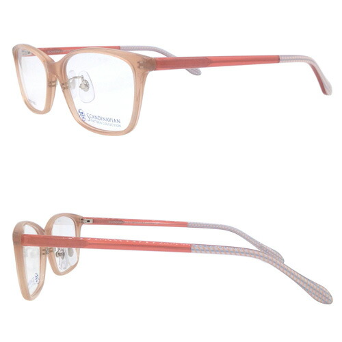 Scandinavian Pattern Collection スカンジナビアン SPCF-102 col.1/2 52mm 北欧 1.60〜1.74極薄型非球面レンズ付 クリアレンズ 伊達メガネ 度なし 度付き