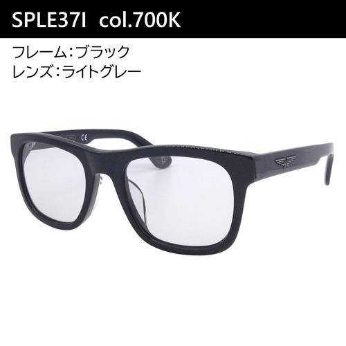 POLICE × EXIT サングラス SPLE37I col.700Y/700K/0700 52mm UVカット ポリス イグジット_1