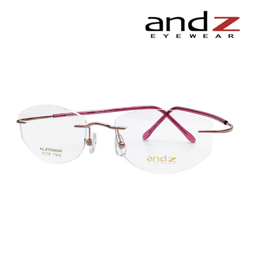 andZ EYEWEAR アンズィ アイウェア メガネ AZ-1037 col.PK / WN 51m 日本製 全2色_6