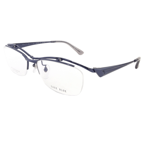 SAXE BLUE(ザックスブルー) 跳ね上げメガネ SB-7112 col.2 56ｍｍ 日本製 SAXE BLUE(ザックスブルー) 跳ね上げメガネ SB-7112 col.2 56mm 日本