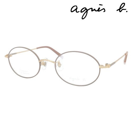 agnes b. アニエスベー メガネ 50-0090 C01/C02/C03 48mm Titanium