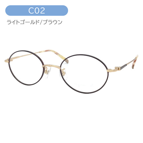 agnes b. アニエスベー メガネ 50-0096 C01/C02/C03 48mm オーバル 3color_3