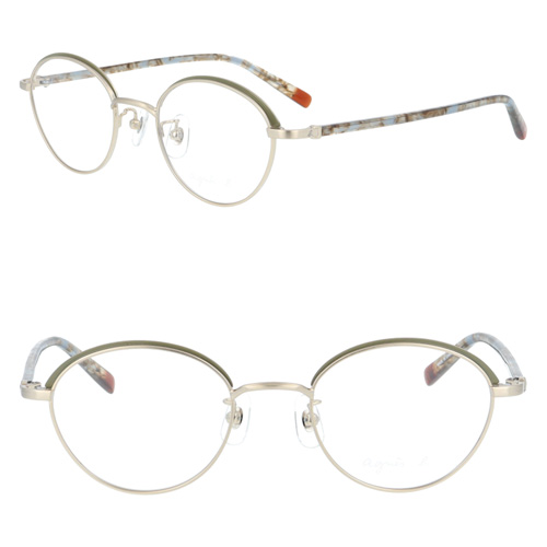 agnes b. アニエスベー メガネ 50-0107 C01/C02/C03 47mm 3color