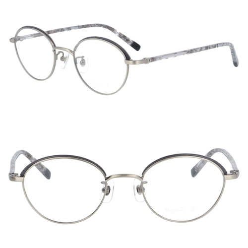 agnes b. アニエスベー メガネ 50-0107 C01/C02/C03 47mm 3color