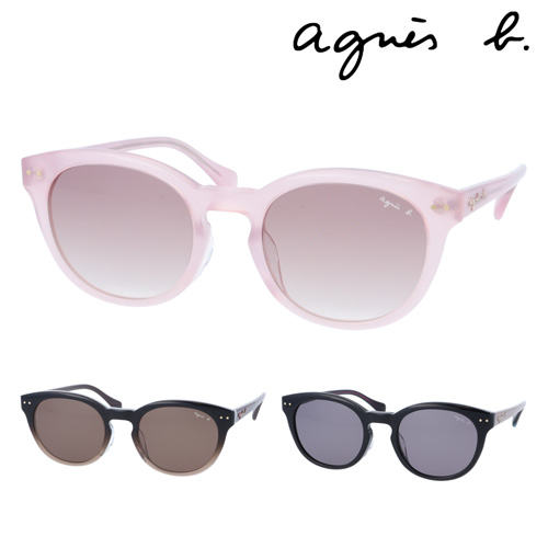 agnes b. アニエスベー サングラス 51-0002 C01/C02/C03 52mm UVカット 紫外線カット 3colorの通販は