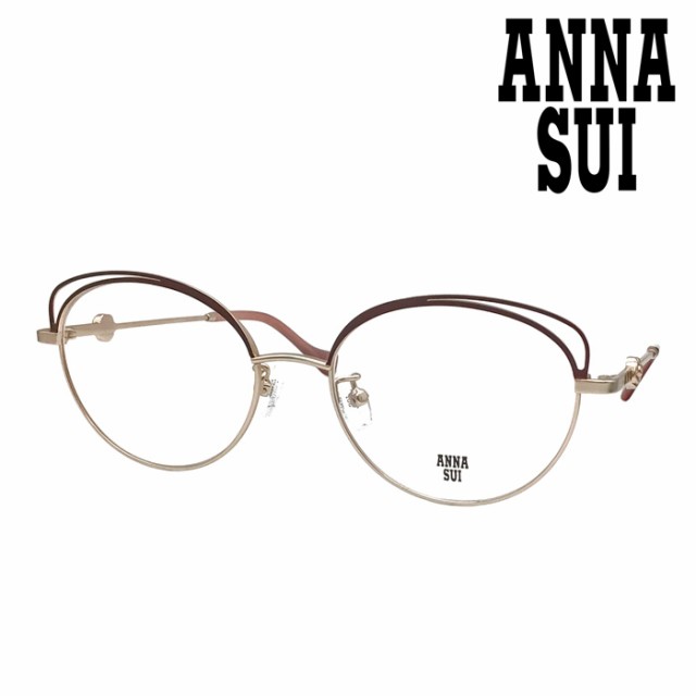 ANNA SUI アナスイ メガネ 60-9031-01/02/03 51mm ラウンド 3colorの