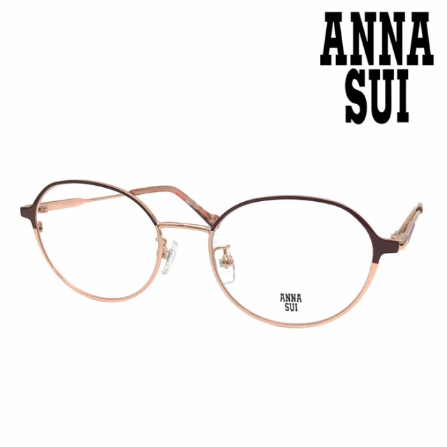 ANNA SUI アナスイ メガネ 60-9033-01/02/03 50mm ラウンド 3colorの