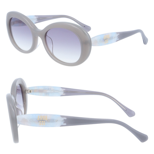 ANNA SUI アナスイ サングラス 61-0004-01/02/03 55mm 紫外線 UVカット 3color