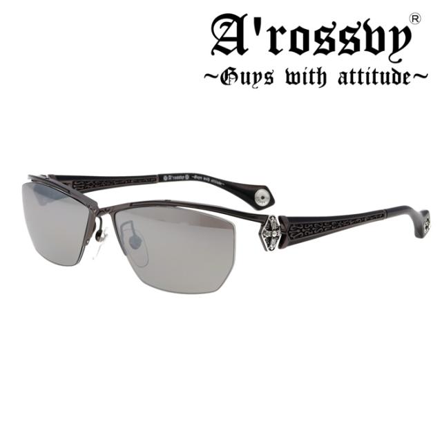 A’rossby ロズビー サングラス 209252306 59mm 日本製 2024 Vol.24 ブロウバー チタン 925Silver