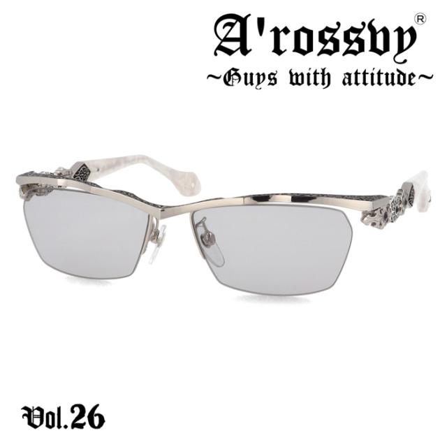 A’rossby ロズビー サングラス 209252509 57mm ロズヴィ 日本製 2026 Vol.26 チタン 925Silver 限定生産 シリアルナンバー