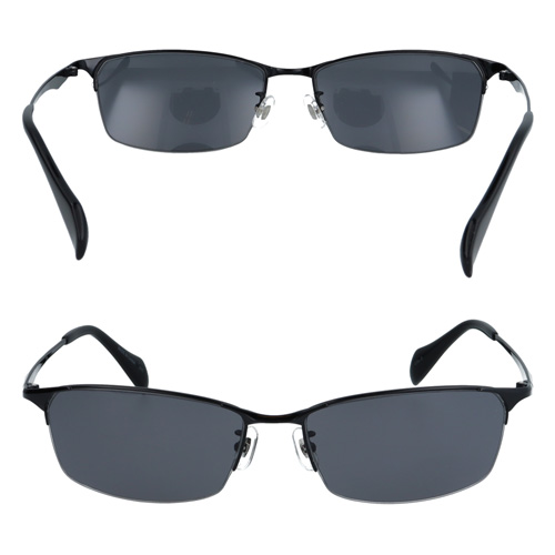 CIENEGA シェネガ サングラス CN-KS02 col.1/2 62mm ハーフリム ゆったり 大きいサイズ ビッグサイズ ロングテンプル キングサイズ 2color