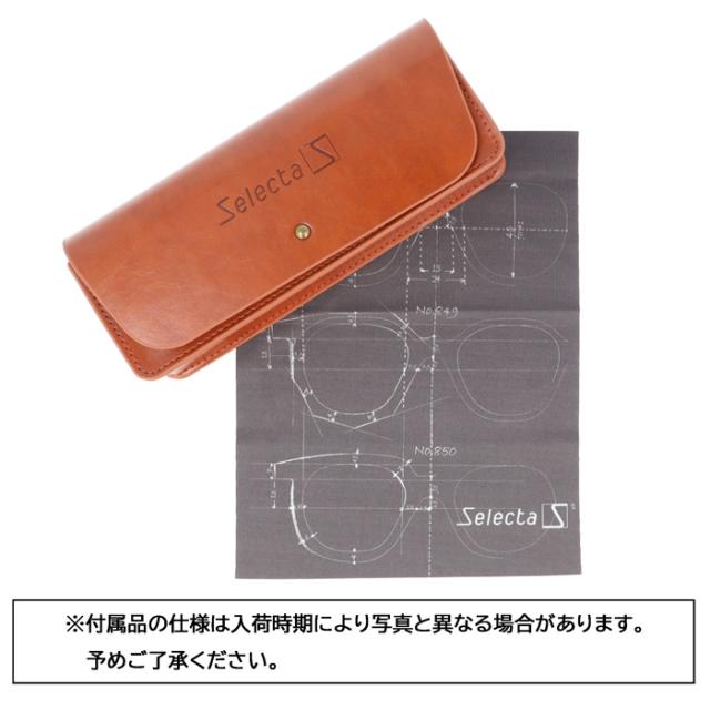 Selecta セレクタ メガネ 87-5039 col.1/2/3 50mm 日本製 3color クラシックスタイル