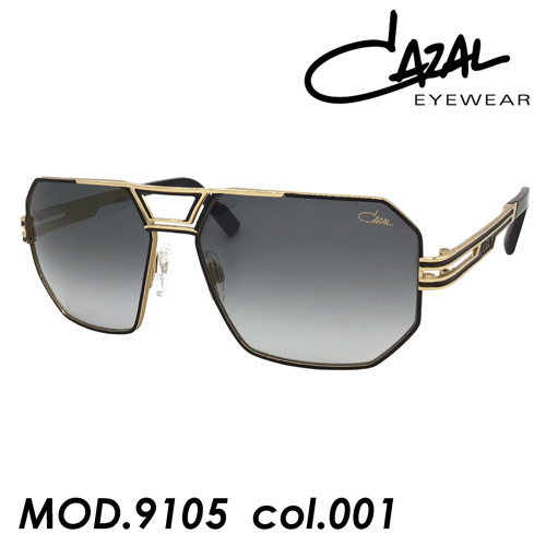 CAZAL カザール サングラス MOD.9105 col.001 61mm gold plated UV 