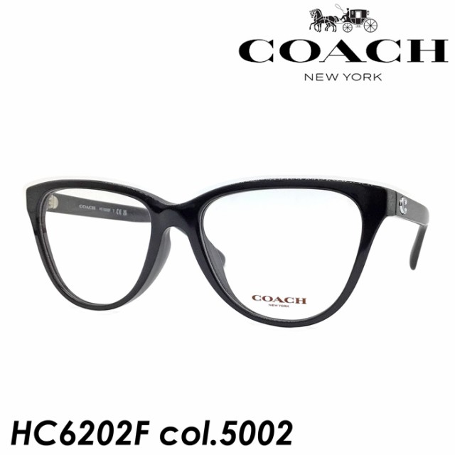 COACH コーチ メガネ HC6202F col.5002(BLACK) 54mm 国内正規品 保証書付き