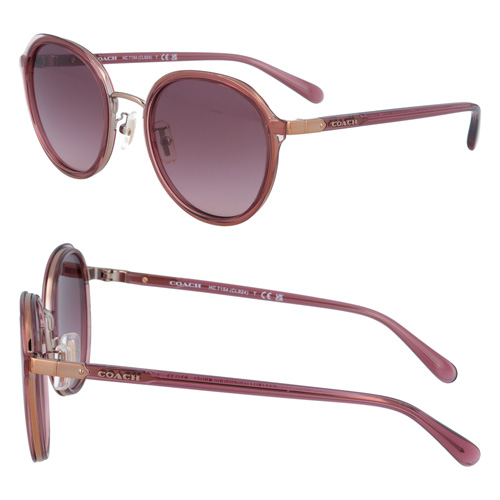 COACH コーチ サングラス HC7154 col.93318D/900146/900485/943513 52mm 正規品 保証書付き 4color