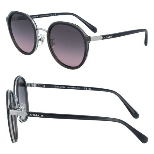 COACH コーチ サングラス HC7154 col.93318D/900146/900485/943513 52mm 正規品 保証書付き 4color