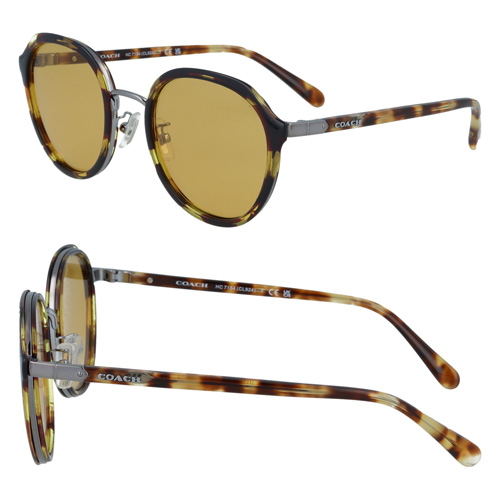 COACH コーチ サングラス HC7154 col.93318D/900146/900485/943513 52mm 正規品 保証書付き 4color