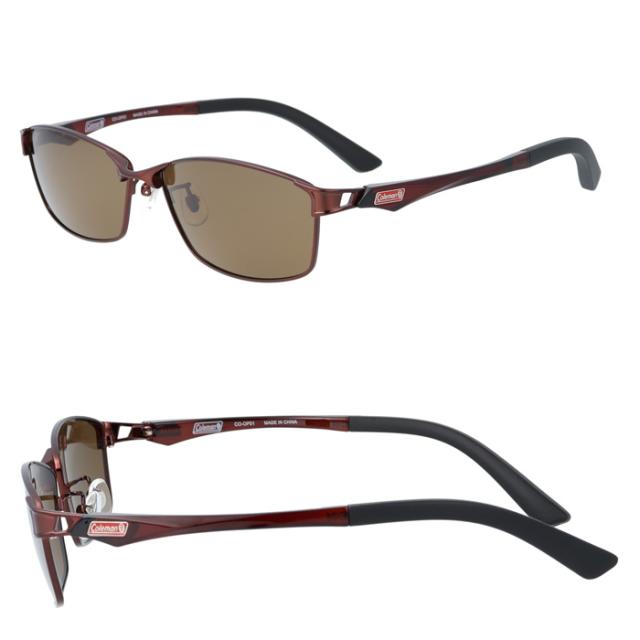 Coleman コールマン 偏光サングラス CO-OP01 col.1/2/3 60mm  UVカット 紫外線カット 偏光レンズ 3color
