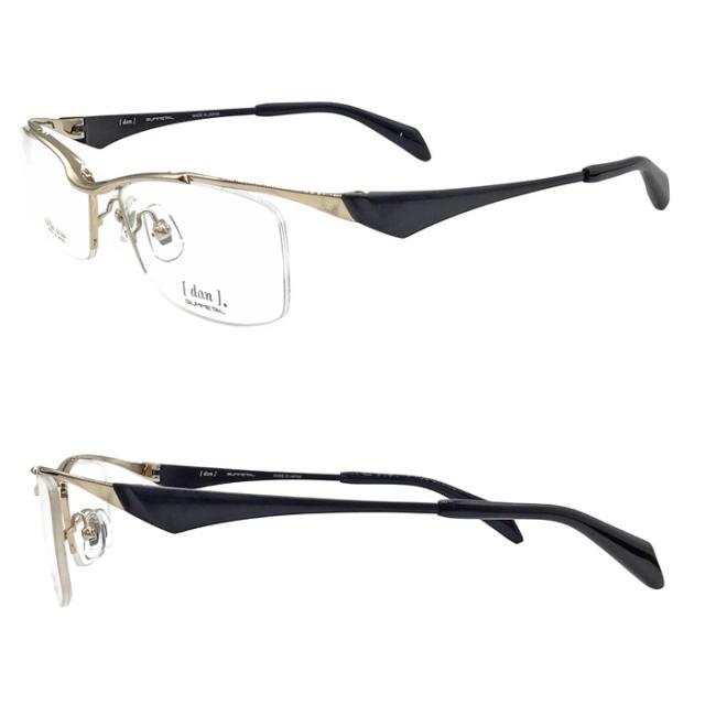 dun ドゥアン メガネ  DUN-2177 52mm  col.1/4/5/17/28  日本製 TITAN MADE IN JAPAN 鯖江 ハーフリム 5color