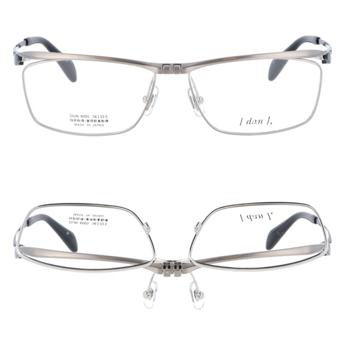 dun ドゥアン 跳ね上げメガネ DUN-6005 col.3/4/5/7/17/27 56mm 日本 鯖江製 6color