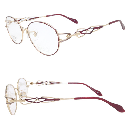 ECLAGE エクラージュ メガネ EL-0021 col.1/3 55mm 日本製 MADE IN JAPAN TITAN 2color