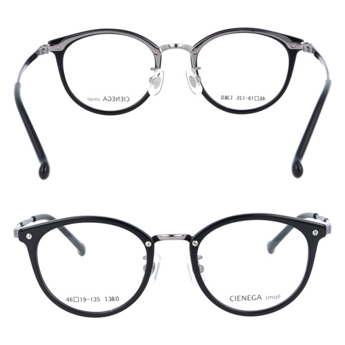 CIENEGA small シェネガ メガネ CN-S001 col.1/2/3 46mm 小さめサイズ キッズ 子供 ジュニア 小顔 3color