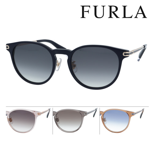 FURLA フルラ サングラス SFU744J col.07AN/07T1/0819/0892 50mm 紫外線 UVカット 4color