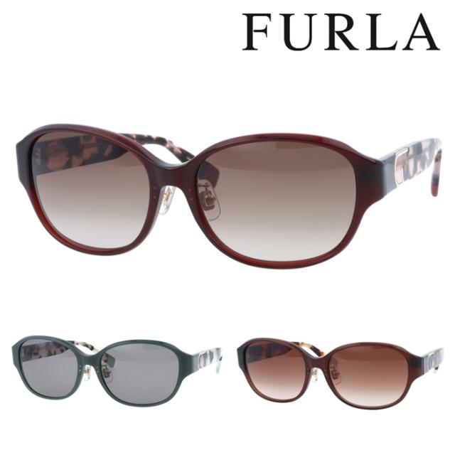 FURLA フルラ サングラス SFU849J col.01ED/06RM/0892 55mm 紫外線 UVカット 3colorの通販は