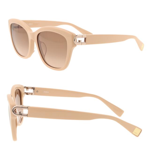 FURLA フルラ サングラス SFU852J col.0700/0745/090D/04G7 53mm 紫外線 UVカット 4color