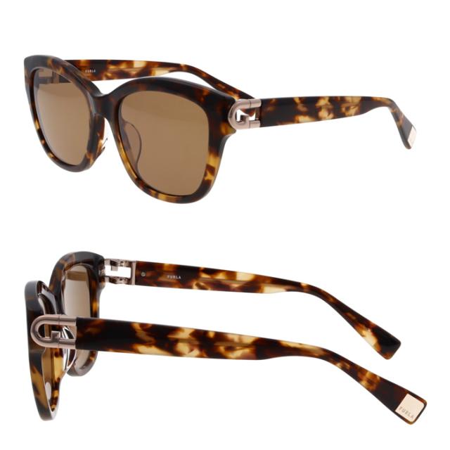 FURLA フルラ サングラス SFU852J col.0700/0745/090D/04G7 53mm 紫外線 UVカット 4color