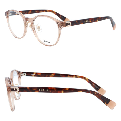 FURLA フルラ メガネ VFU711J col.06XE/07MK/098Z/0856 49mm 4color