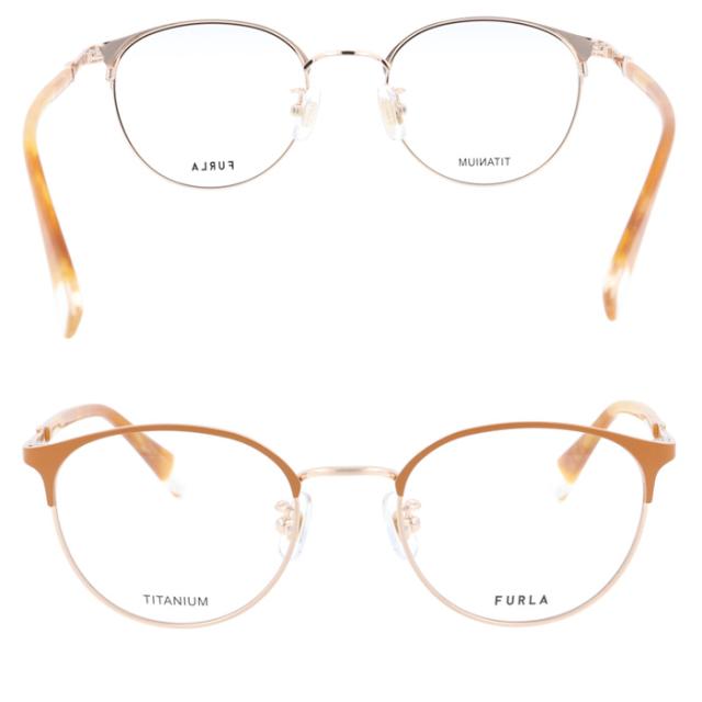 FURLA フルラ メガネ VFU966J col.0493/0C1L/0K3L/0S45 49mm 4color_3