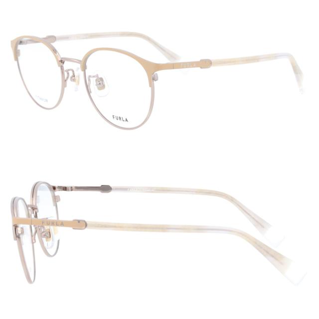 FURLA フルラ メガネ VFU966J col.0493/0C1L/0K3L/0S45 49mm 4color_5