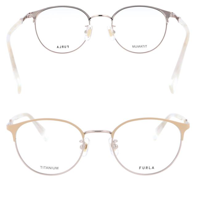 FURLA フルラ メガネ VFU966J col.0493/0C1L/0K3L/0S45 49mm 4color_6