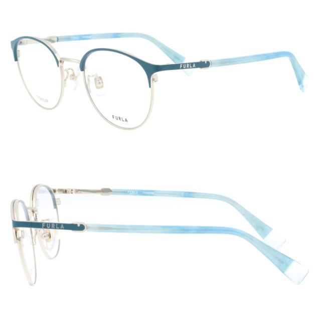 FURLA フルラ メガネ VFU966J col.0493/0C1L/0K3L/0S45 49mm 4color_8